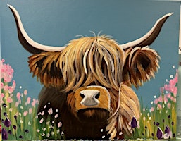 Primaire afbeelding van Carstairs Highland Cow paint night