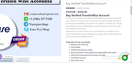 Imagem principal de Buy Verified Wise Account