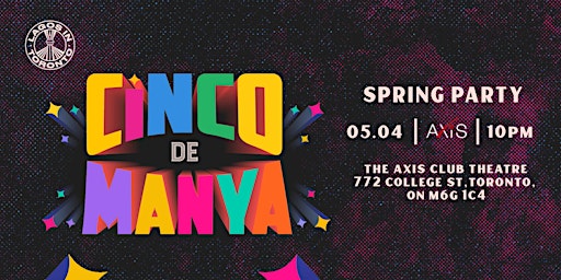 Image principale de Cinco De Manya - Spring Party