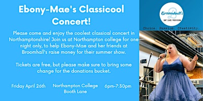 Ebony-Mae's Classicool Concert! primary image
