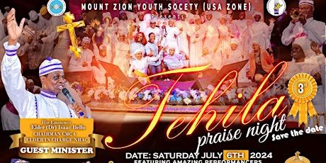 MZYS USA Zone - Tehila Praise Night (3rd Edition)