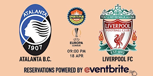 Primaire afbeelding van Atalanta v Liverpool | Europe League - Sports Pub Malasaña