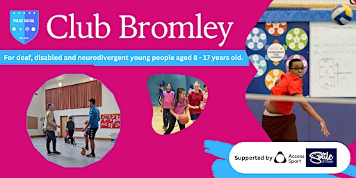 Imagem principal do evento Community Disability Sports Club Bromley -  (Free Taster Session Only)