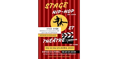 Stage de danse hip-hop et théâtre : découvre ta créativité ! primary image
