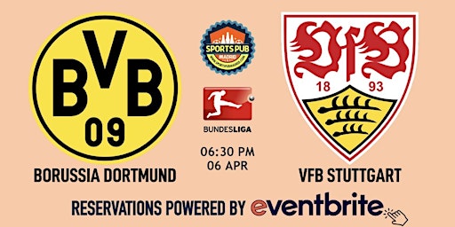 Borussia Dortmund v VfB Stuttgart | Bundesliga - Sports Pub Malasaña primary image