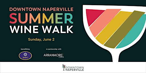 Imagem principal do evento Downtown Naperville Summer Wine Walk