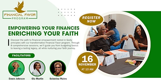 Imagem principal de Financial Favor Program Session 8: Your Legacy