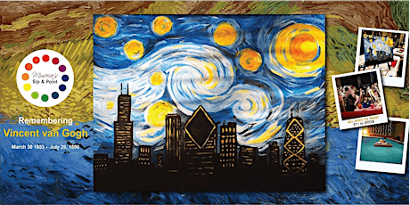 Museica's BYOB Sip & Paint - Chicago Starry Night Van Gogh's Birthday! primary image
