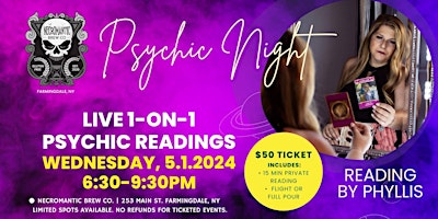 Imagen principal de May Psychic Night - Farmingdale NY