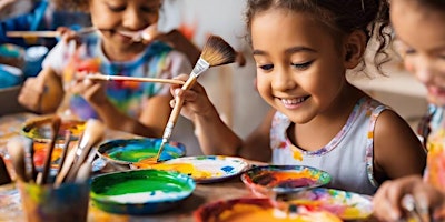 Hauptbild für Brushes & Bites: A Paint & Sip Experience for Kids