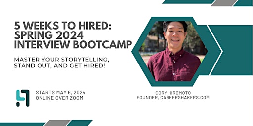5 Weeks to HIRED: Spring 2024 Interview Bootcamp primary image