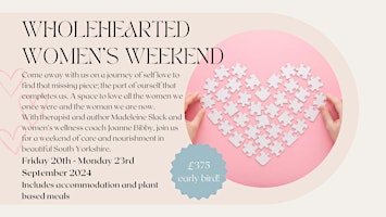 Image principale de Wholehearted Women Weekend