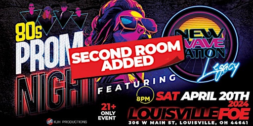 Imagem principal do evento 80s Prom Night: Second Room Added