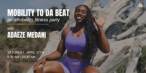 Immagine principale di Mobility to da beat: an afrobeats fitness party 