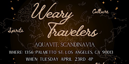 Imagem principal do evento Weary Travelers - Aquavit