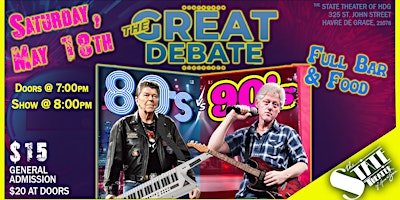 Hauptbild für The Great Debate: 80's vs. 90's Music!