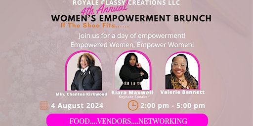 Primaire afbeelding van 4th Annual Women's Empowerment Brunch:  "If the Shoe fits...."