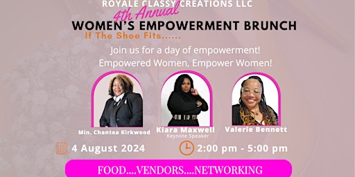 Image principale de 4th Annual Women's Empowerment Brunch:  "If the Shoe fits...."