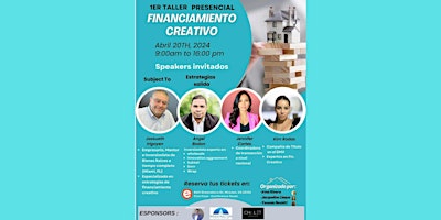 Hauptbild für Primer Taller Financiamiento Creativo