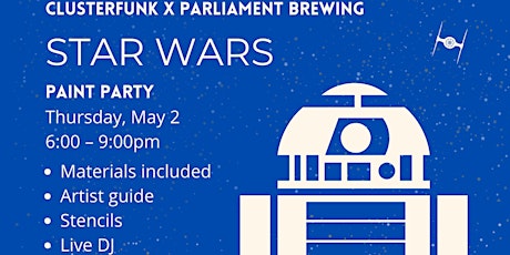 Star Wars Paint Party