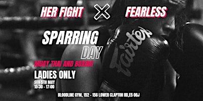Imagem principal do evento Her Fight X Fearless: Ladies Muay Thai & Boxing Sparring