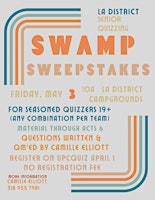 Imagem principal do evento Swamp Sweepstakes Adult Bible Quizzing Tournament Friday May 3, 2024