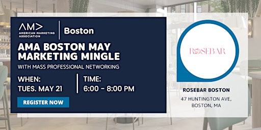 Imagem principal do evento May Marketing Mingle with Mass Professional Networking