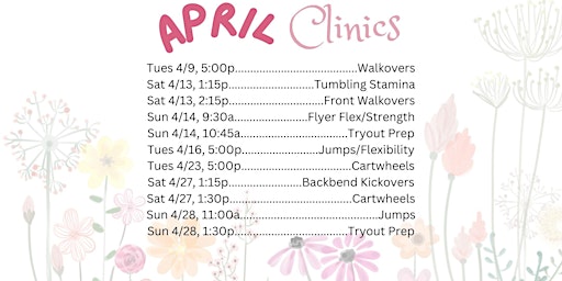 Image principale de April 2024 Clinics