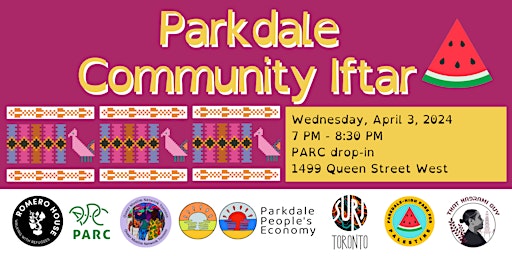 Parkdale Community Iftar primary image
