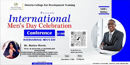 Immagine principale di International Men's Day Celebration Conference 