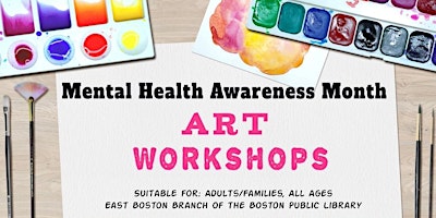 Imagem principal do evento Art Workshop for Mental Health Awareness Month