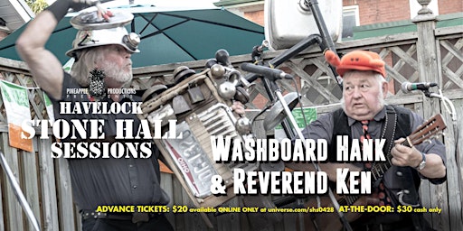 Primaire afbeelding van Washboard Hank & Reverend Ken - LIVE in Concert!