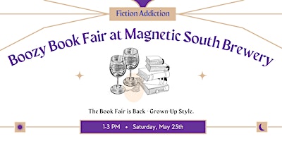 Primaire afbeelding van Boozy Book Fair at Magnetic South Brewery