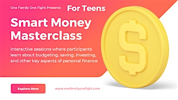 Primaire afbeelding van Smart Money Masterclass for Teens