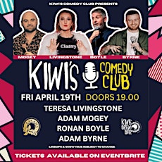 Kiwi's Comedy Club - April with Teresa Livingstone!