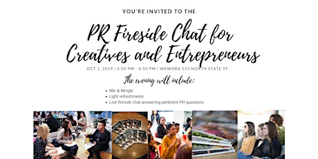 PR Fireside Chat for Creatives and Entrepreneurs