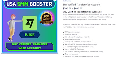 Hauptbild für online business Buy Verified TransferWise Account
