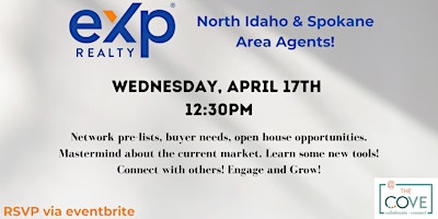 Image principale de North Idaho & Spokane Area eXp Monthly Meet-Up!