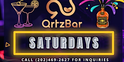 Imagem principal do evento Copy of QrtzBar: Saturdays