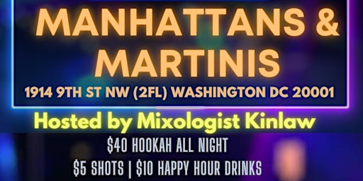 Image principale de QrtzBar: Thursdays, Manhattans and Martinis with Kinlaw