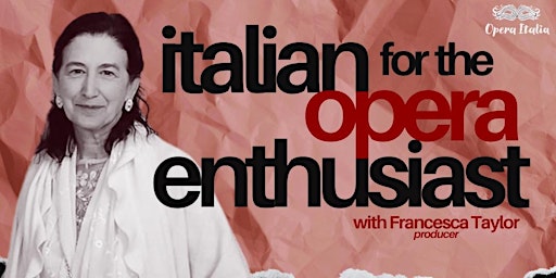 Primaire afbeelding van Italian for the Opera Enthusiast!