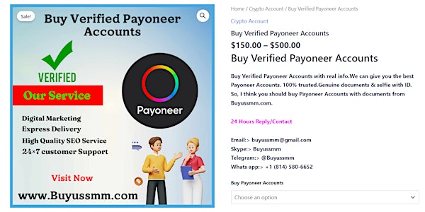 Top 5 Sites to Buy Verified Payoneer Accounts (personal