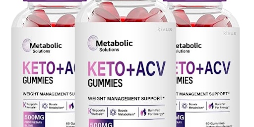 Imagem principal de Metabolic Solutions Keto ACV Gummies Reviews?