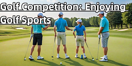 Golf Competition: Enjoy the game of golf