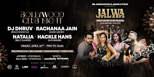 Image principale de JALWA - Bollywood Night in Essex