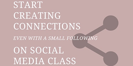 Start creating connections even with a small following class