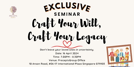 (English) Craft Your Will, Craft Your Legacy