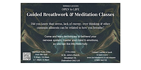 Guided Breathwork & Meditation Classes