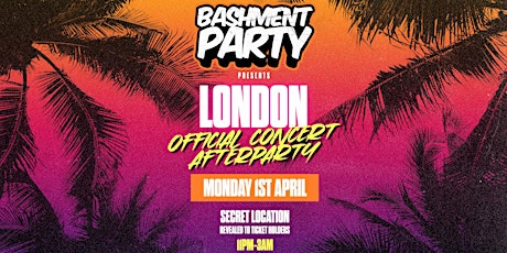 Bashment Party - Official Concert After Party primary image