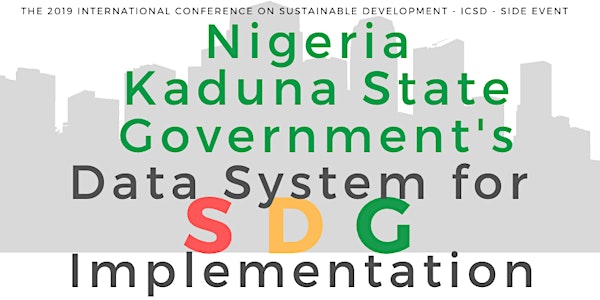 Nigeria Kaduna State Government's Data Systems for SDG Implementation